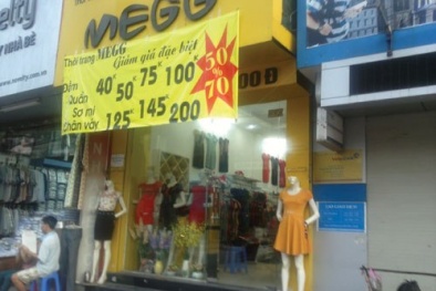 Hàng xịn thời trang thu đông ế ẩm, giảm giá sốc